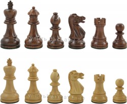 Фигуры деревянные шахматные "Laughing" с утяжелителем